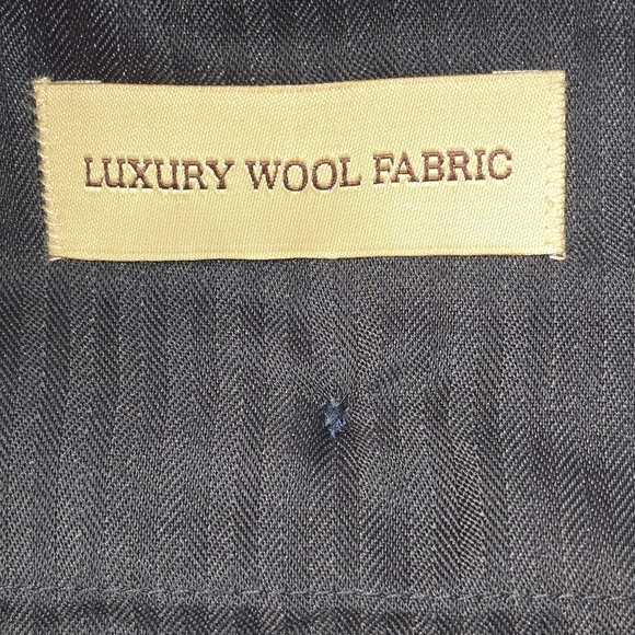 Ascott Browne Men's Black Dress Pants Luxury Wool 38Reg - Picture 6 of 8